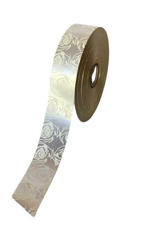Desenli Rabant Kurdele 3 Cm X 50 Metre - Rabant Modelleri - Desenli Rabant - Beyaz - 3 CM X 50 METRE