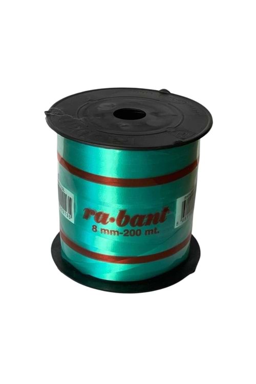 İnce Rabant Kurdele 8 mm x 200 Metre - Rabant Modelleri - Renkli Rabant - Yeşil - 8 MM X 200 METRE