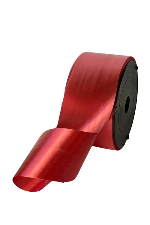Kalın Rabant Kurdele 50 mm x 50 Metre - Rabant Modelleri - Renkli Rabant - Kırmızı - 50 MM X 50 METRE