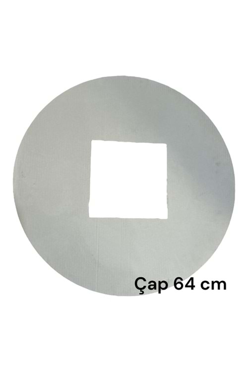 ÇELENK KART. - ÇAP 64 YUVARLAK 25 Adet Çap 64 Cm Yuvarlak Çelenk Kartonu Duvak Altı