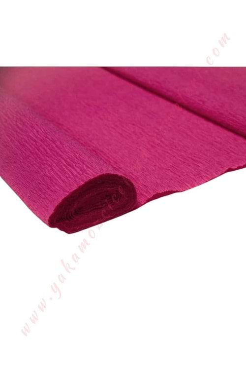 Krapon Krep Çağdaş Çiçek Hediye Paketleme Kağıdı Boy 2,5 Metre En 50 Cm - Bordo