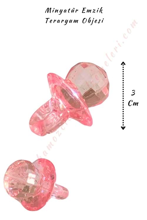 Pembe Emzik Minyatür - Teraryum Obje