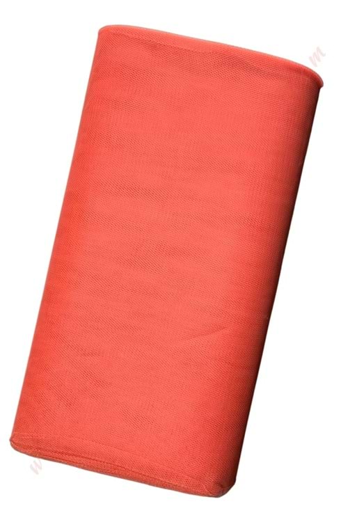 70 Metre Katlı Tül - Turuncu - 2 MT X 70 Metre
