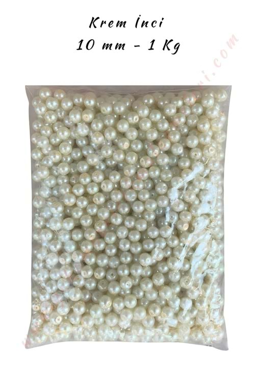 İnci Paket 10 mm Krem - 1 KG