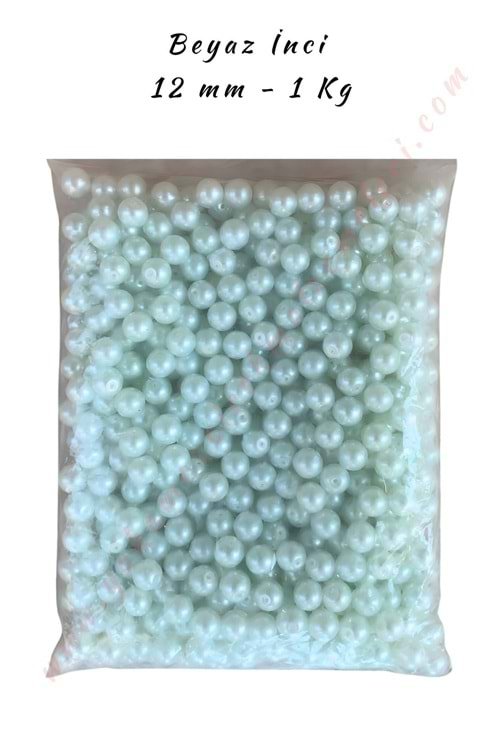 İnci Paket 12 mm Beyaz - 1 KG