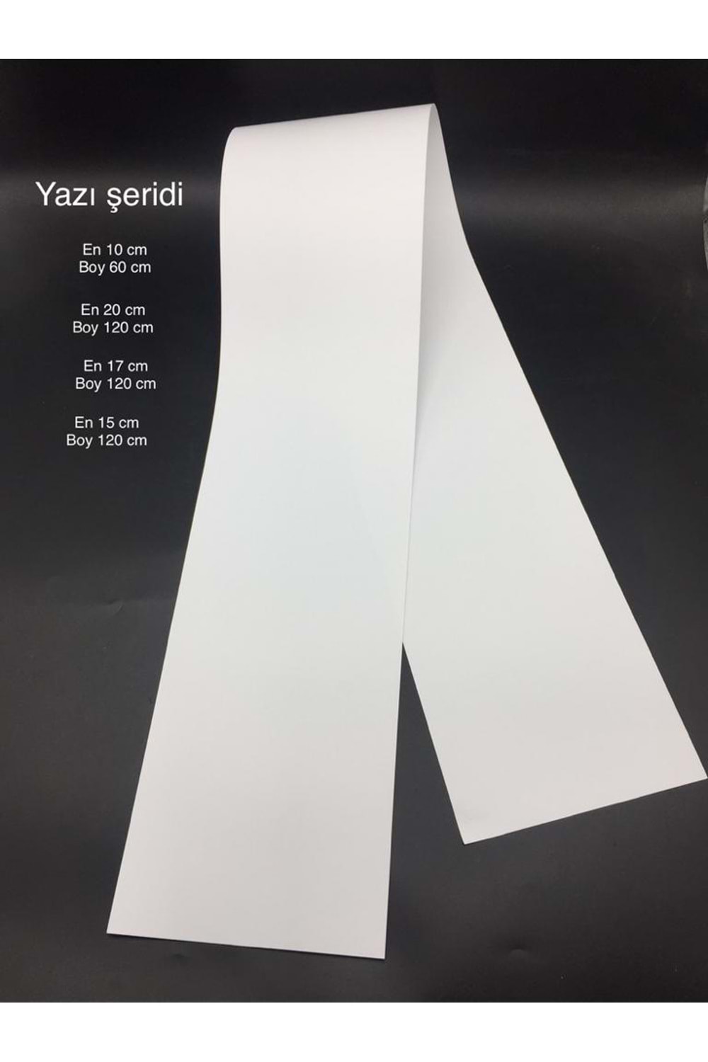 KIRTASİYE 15*70 YAZI ŞERİDİ