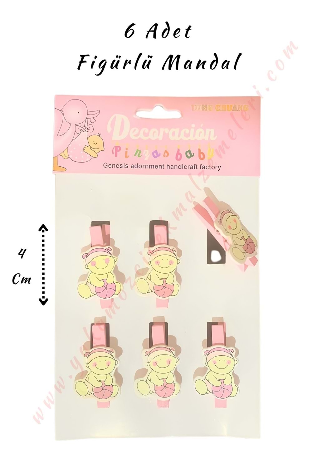 Figürlü Mandal - 6 lı Paket - Toplu Bebek