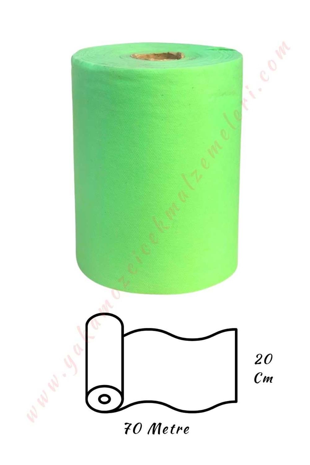 Araba Elyafı En 20 Cm Boy 70 Metre - Açık Yeşil