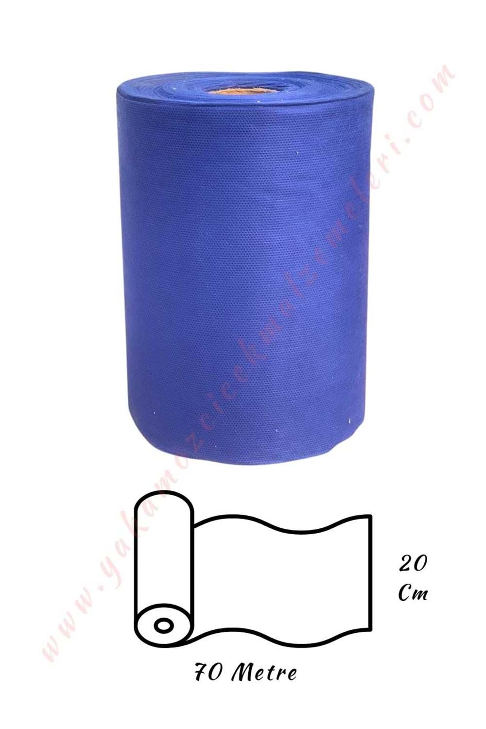 Araba Elyafı En 20 Cm Boy 70 Metre - Lacivert