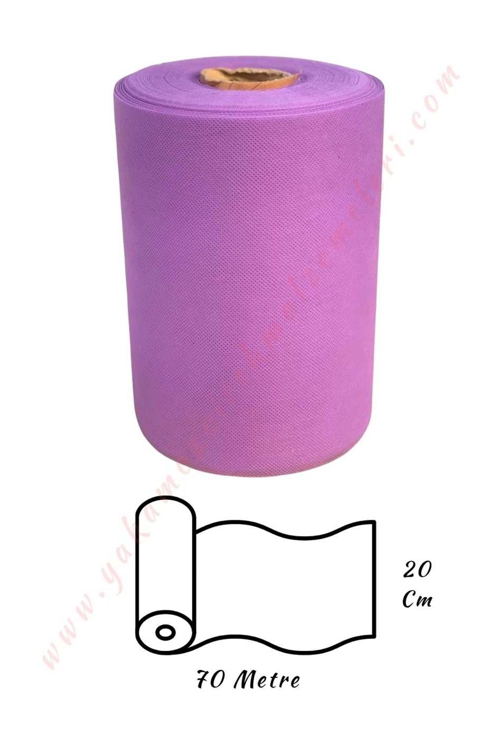 Araba Elyafı En 20 Cm Boy 70 Metre - Lila