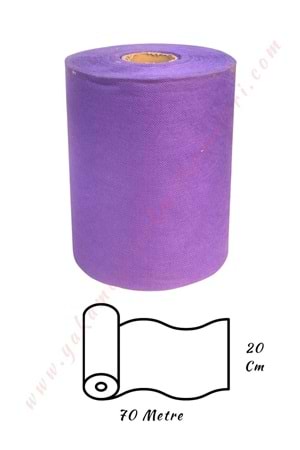 Araba Elyafı En 20 Cm Boy 70 Metre - Mor