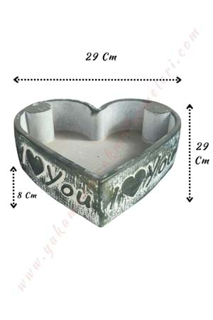 Beton Kalp Saksı - Açık Yeşil - 29*29*8 Cm