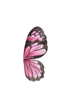 Kelebek Kanadı Selefon Renkli - Açık Pembe