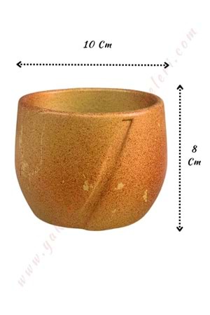 Beton Skulent - Kaktüs Saksısı 8*10 Cm - Çok Renkli