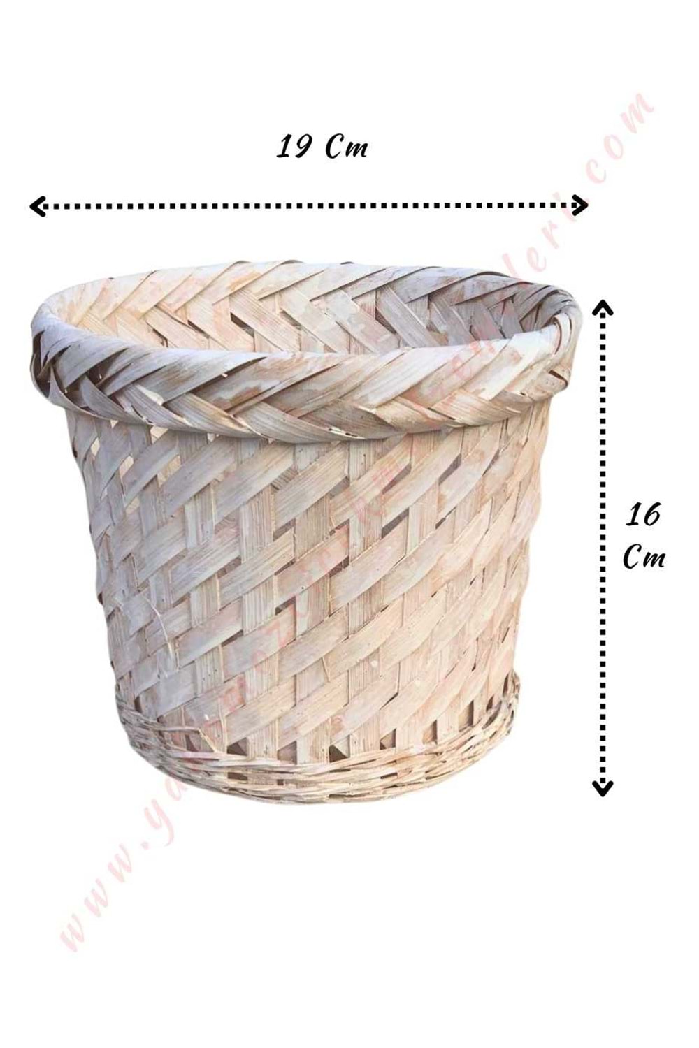 Örgü Sepet Çap 19 Cm Yükseklik 16 Cm