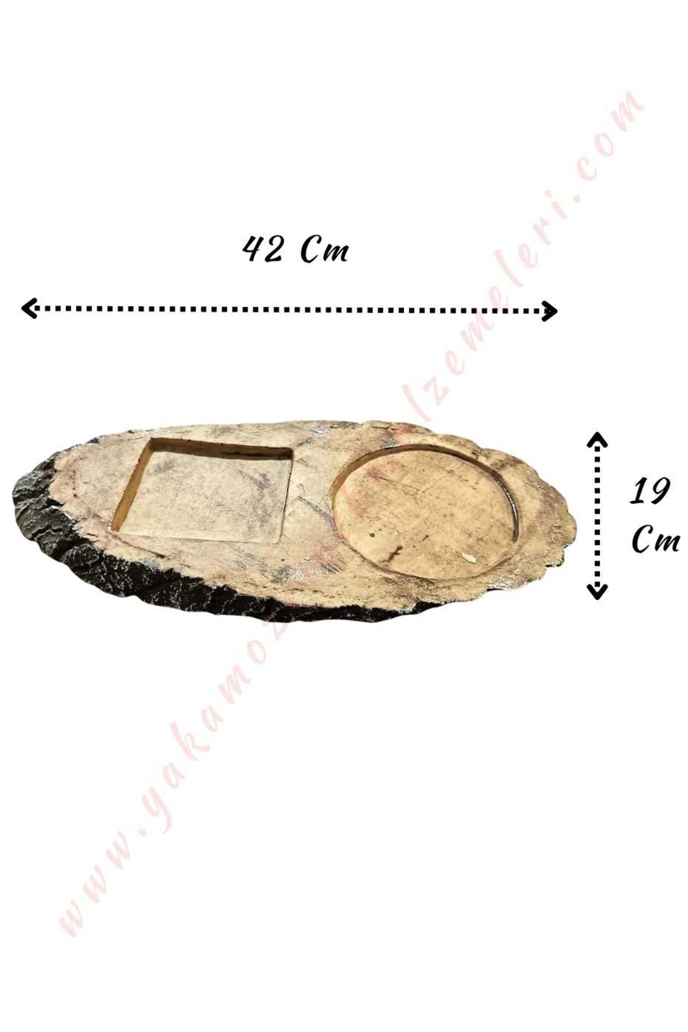 Ağaç Görünümlü Polyester Altlık 42*19 Cm