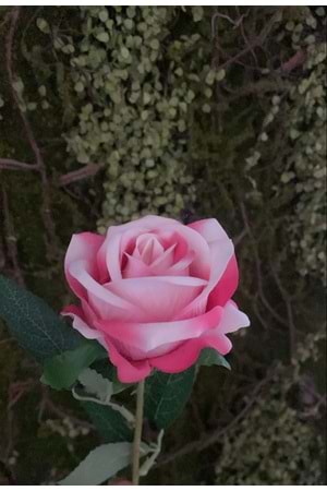 YAPAY GÜL - koyu pembe