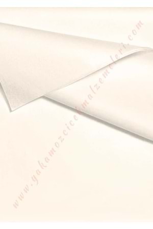 Renkli Pelur Kağıt 50*70 cm 40 lı Paket Çiçek Buketi Hediye Paketleme Malzemesi YK-303 - Krem