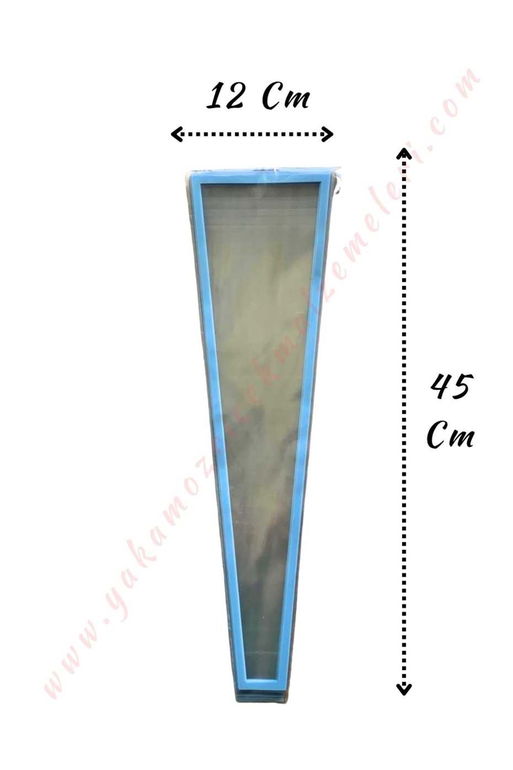 Çiçek Poşeti Çerçeveli 50 Adet 12*45 Cm - Tek Güllük YK-269 - Açık Mavi