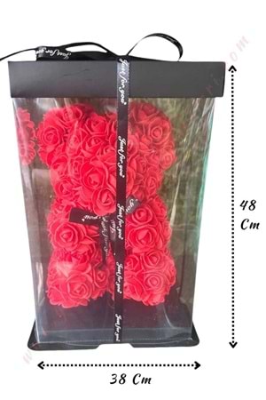 Çiçekli Ayı Jumbo Boy 48*38*38 Cm YK-275