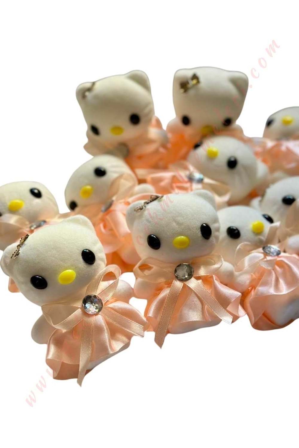 Hello Kitty Strafor Buket Süsleme Objesi 10 Lu Paket YK-277 - Somon