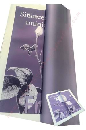 Fresh Flower Kesik İthal Selefon 58*58 Cm YK-320 - Gri