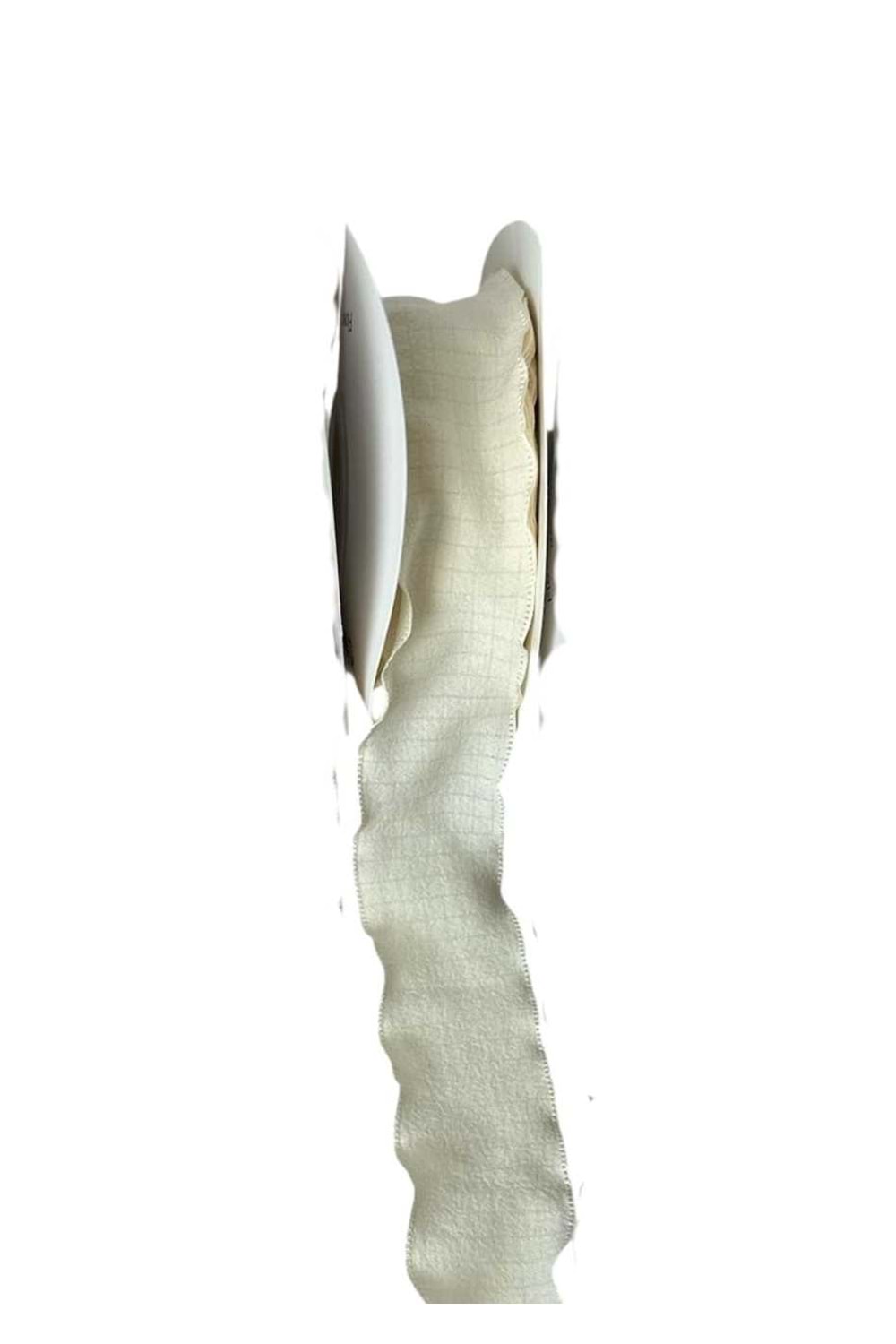 Kumaş Kurdele 3,5 Cm 9 Metre YK-401 - Krem