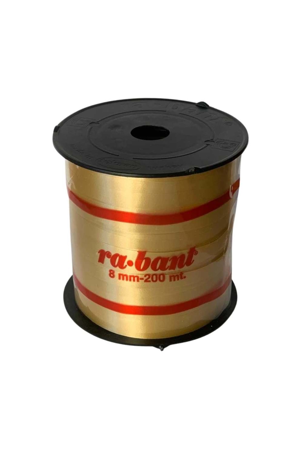 İnce Rabant Kurdele 8 mm x 200 Metre - Rabant Modelleri - Renkli Rabant - Altın - Gold - 8 MM X 200 METRE
