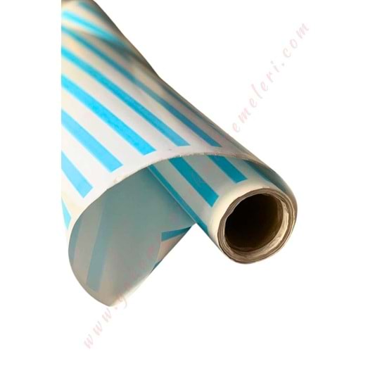 Kampanyalı Rulo Kağıt Çiçek Buket Paketleme Malzemesi 15 Metre 60 Cm En - Turkuaz