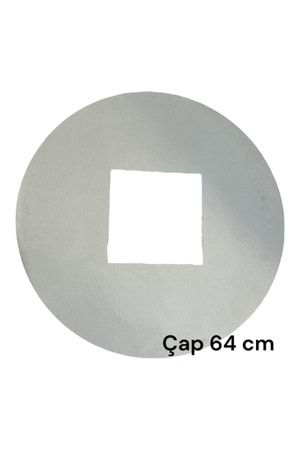 ÇELENK KART. - ÇAP 64 YUVARLAK 25 Adet Çap 64 Cm Yuvarlak Çelenk Kartonu Duvak Altı