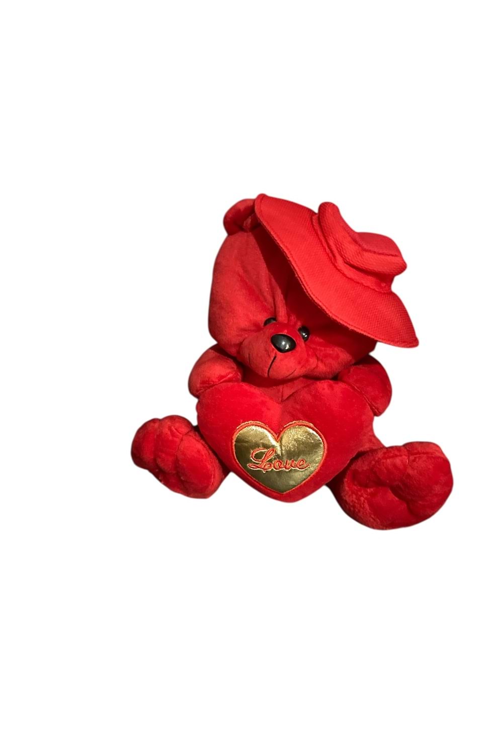 Kalptutan Şapkalı Peluş Ayıcık 34 cm