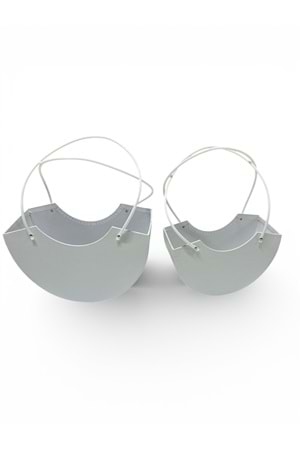 Kutu Gondol 2 adet - Beyaz