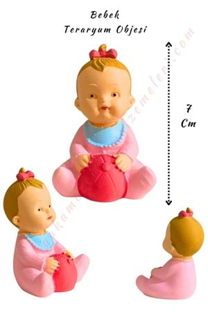3D Baskı Teraryum Obje - Top Oynayan Bebek