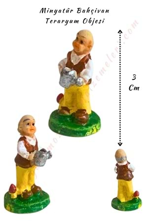 Bahcivan Dede Minyatür - Teraryum Obje